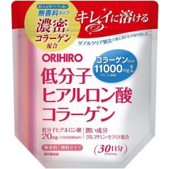   ORIHIRO alacsony molekulatömegű sertés kollagén hialuronsavval 11000mg 180g/30nap